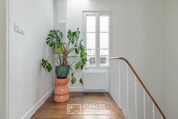 Dernier étage de charme refait par architecte