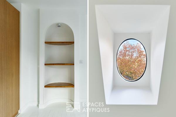 Dernier étage de charme refait par architecte