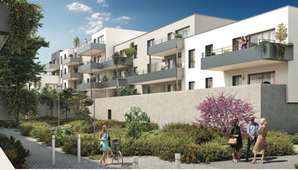 FLORANGE APPARTEMENT NEUF T3 AVEC GRANDE TERRASSE de 13,23m2 et garage