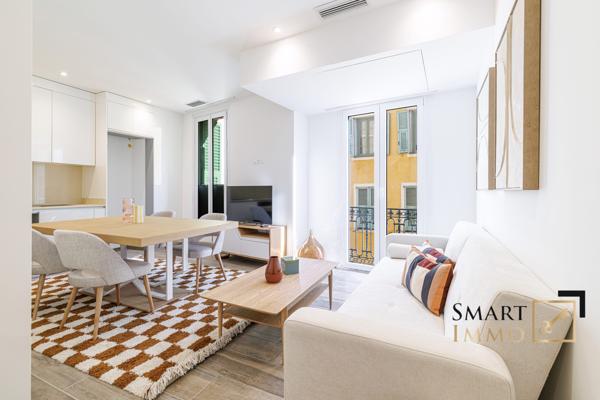 3P - VIEUX NICE - RÉNOVÉ ET MEUBLÉ