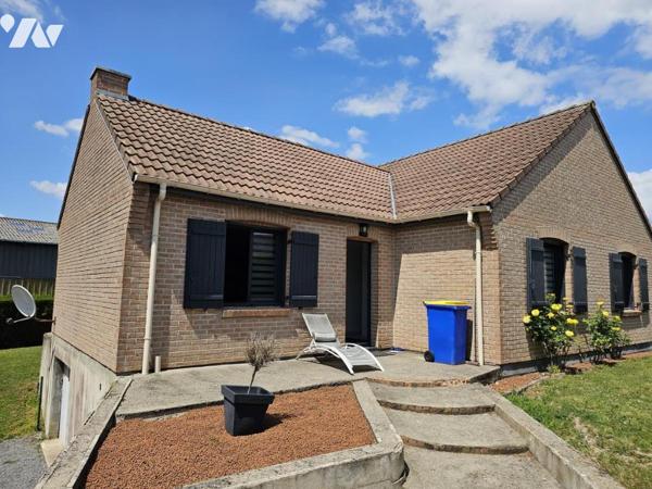 ACHICOURT - en retrait de rue, plain pied individuel 