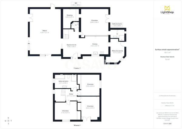 Vente Maison 6 pièces de 175m² - 38230 Tignieu-Jameyzieu