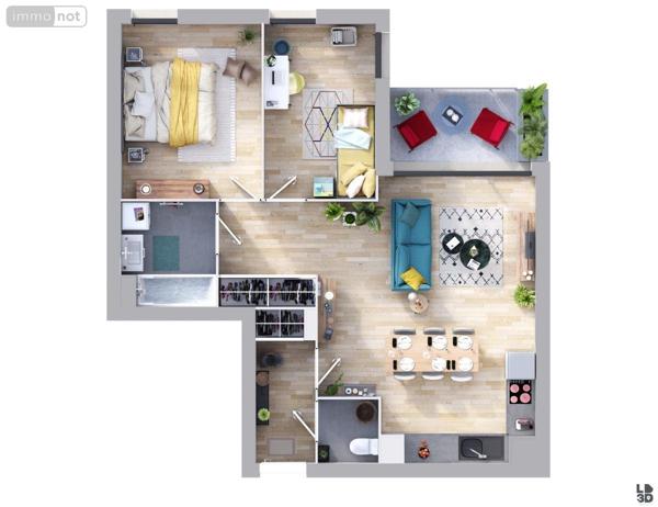 Appartement à vendre à Arras dans le Pas-de-Calais (62000), ref : 62135-2155