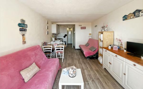 Appartement à vendre    1 pièce • 21,28 m2 Le Cap d'Agde - Agde