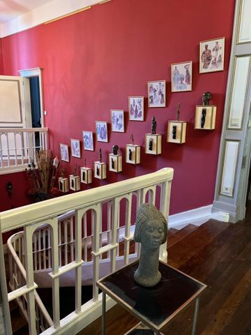 Dpt (32) NOGARO proche, ELEGANTE MAISON DE NOTABLES, économique, du XIXs 600M2, parc séculaire, dépendances en U, 11 ha, sans travaux,