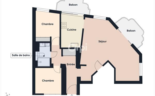 Appartement à vendre    3 pièces • 56,17 m2 Mandelieu-la-Napoule