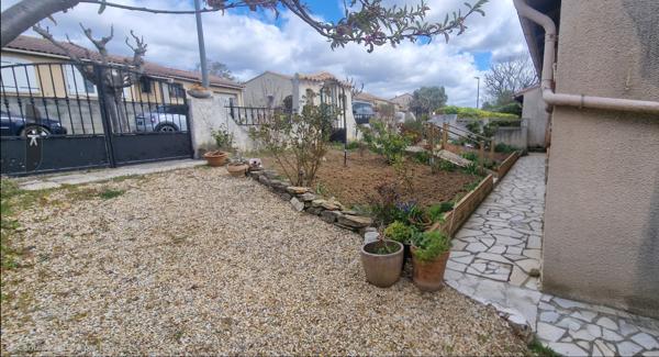 Pennautier (11610) Maison PP de 88 m² en 3 ch - Véranda - Piscine