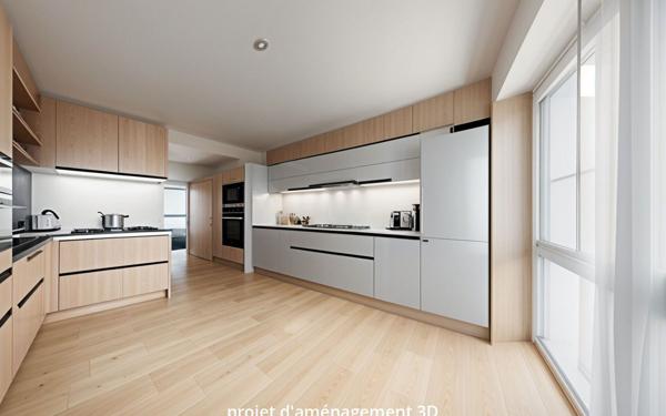 Appartement à vendre    3 pièces • 77,58 m2 Lyon 4
