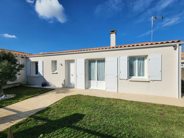 À vendre : Charmante maison de plain-pied 4 pièces – 97 m² habitables + garage et abri bois - SAINT PIERRE D'OLERON (17)