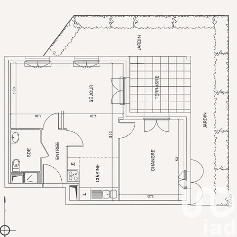 Appartement à vendre 2 pièces 47 m² Saint-Fargeau-Ponthierry