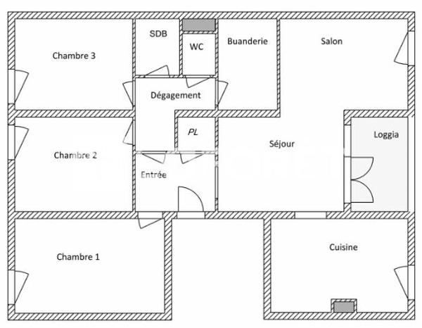 Location appartement Martigues - 4 pièce(s) - 75 m² - 990 €/mois