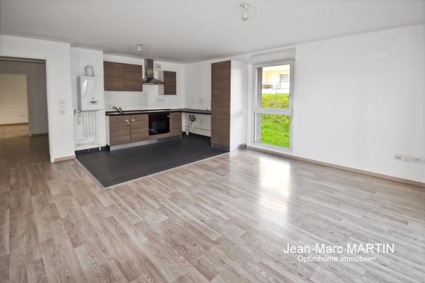 HAUBOURDIN – T3 EN REZ-DE-JARDIN AVEC EXTERIEUR – RESIDENCE RECENTE