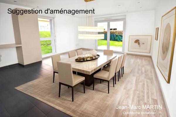 HAUBOURDIN – T3 EN REZ-DE-JARDIN AVEC EXTERIEUR – RESIDENCE RECENTE