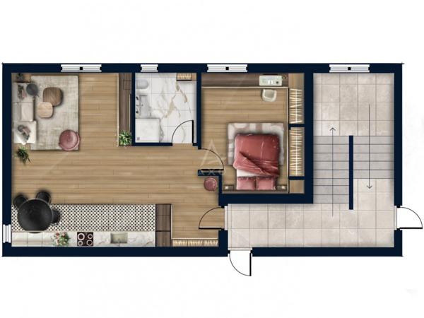 Résidence Privative Haut de Gamme-T2 de 58 m² Proche Gare de Clisson
