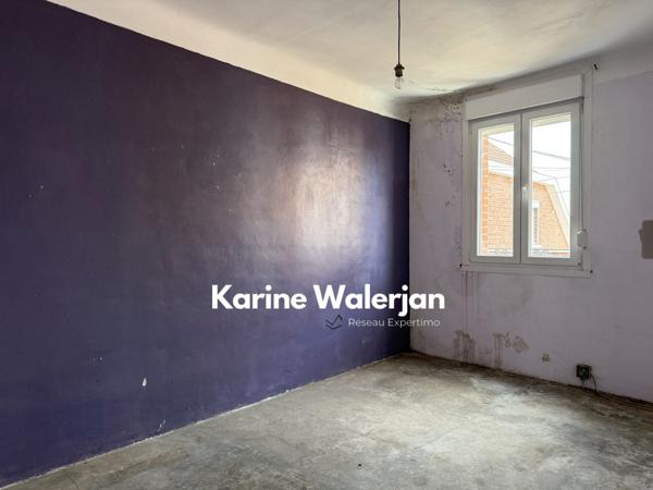 Courrières (62710) MAISON AVEC 3 GARAGES JARDIN ET COMBLES AMENAGEABLES FORT POTENTIEL