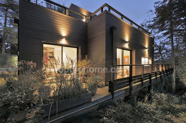 Proche L'ISLE-ADAM (95) - Maison d'architecte d'exception au coeur d'un écrin de verdure