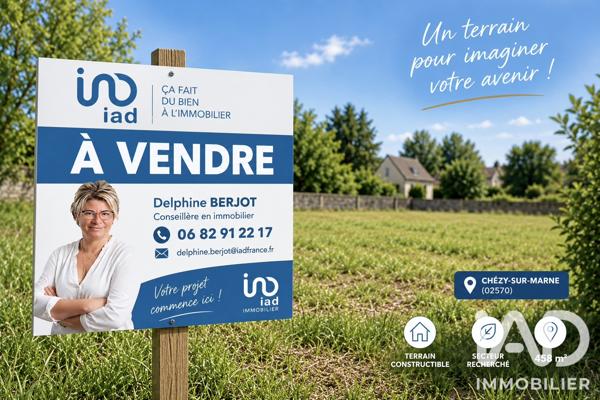 Terrain à vendre 458 m² Chézy-sur-Marne