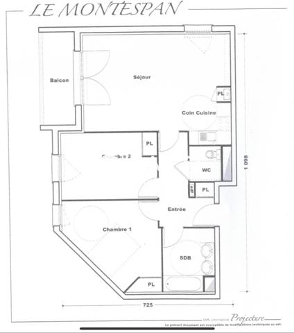 Appartement T3 avec balcon – Résidence Montespan à Rambouillet