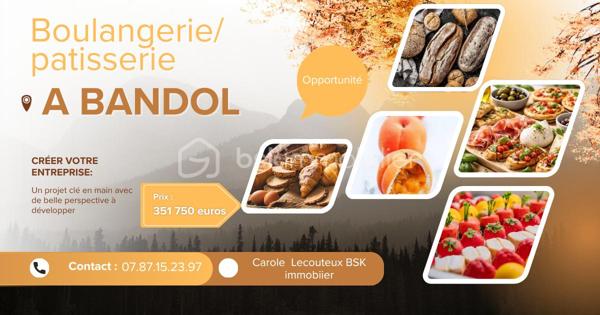 # 🥖 **BOULANGERIE À VENDRE À BANDOL – UNE BELLE OPPORTUNITÉ CLÉ EN MAIN ! ☀️**

### 🌊 **Souhaitez-vous vous installer à votre compte ?**

Voici une **belle opportunité pour vous lancer dans une activité déjà structurée**, au cœur d’une commune particulièrement attractive du littoral varois.

📍 **Bandol**, station balnéaire réputée entre Toulon et Marseille, bénéficie d’un environnement privilégié : littoral méditerranéen, port de plaisance, plages, commerces, restaurants, marchés et nombreuses activités touristiques. La commune est également directement accessible par l’**A50** et dispose d’une gare en centre-ville.

🥖 **Une boulangerie avec une clientèle à l’année**, permettant de travailler sur une base locale solide, à laquelle vient s’ajouter une **importante clientèle touristique en période estivale**.

☀️ L’été représente ainsi une véritable période de dynamisation de l’activité, avec les vacanciers, les visiteurs de passage et les habitants qui profitent pleinement de la vie du littoral.

### 🏪 **Un outil de travail déjà opérationnel**

🔸 Environ **150 m² exploitables**
🔸 **Laboratoire de fabrication**
🔸 **Espace de vente avec caisse**
🔸 **Personnel déjà en place**, avec possibilité de négocier sa reprise
🔸 Clientèle locale fidélisée
🔸 **Commandes régulières de restaurateurs toute l’année**
🔸 Emplacement sur un **axe passant**
🔸 Environnement avec des **commerces de proximité attractifs**

### 🥐 **Encore de belles possibilités de développement !**

L’affaire présente plusieurs leviers pour augmenter son activité et son panier moyen :

🍰 **Développer la pâtisserie** et proposer une gamme plus large.

🥪 **Développer fortement le snacking**, notamment sur le service du midi.

🥤 Mettre en place des **formules repas à emporter avec boissons**, particulièrement adaptées à une clientèle active, locale et touristique.

☕ Développer une offre complémentaire autour du petit-déjeuner, de la pause gourmande et de la vente à emporter.

📈 **Dynamiser le point de vente** et exploiter davantage le potentiel lié à son emplacement.

### 🌴 **Pourquoi Bandol ?**

Bandol bénéficie d’une véritable identité touristique : la commune compte **un port de plaisance important, de nombreuses plages et criques, un sentier littoral, des commerces et restaurants**, ainsi que des animations et marchés qui participent à son attractivité.

🛍️ Les marchés participent notamment à l’animation commerciale de la ville : marché traditionnel le matin, marché provençal hebdomadaire sur le quai du port et marché nocturne en saison.

🍇 Bandol bénéficie également de la renommée de son **vignoble et de son appellation AOC**, renforçant son identité gastronomique et touristique.

🌊 La ville dispose de **8 plages**, dont plusieurs proches du centre et du port, ce qui contribue naturellement à l’affluence touristique et au potentiel de consommation à emporter en saison.

### ⭐ **UNE AFFAIRE À DÉCOUVRIR !**

👉 **Une clientèle existante + une équipe en place + un outil de travail fonctionnel + une clientèle touristique + plusieurs axes de développement : autant d’atouts pour un repreneur souhaitant s’installer à son compte à Bandol.**

🥖🍰🥪🥤 **Boulangerie • Pâtisserie • Snacking • Vente à emporter**

**Un projet qui permet de démarrer sur une activité existante tout en disposant encore d’un véritable potentiel de développement.