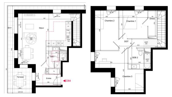 Appartement à vendre 4 pièces 91 m² Villeurbanne