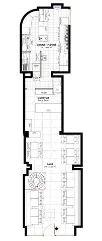 Restauration rapide à vendre 121 m² Courbevoie