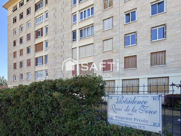 Appartement F4, 4é étage avec ascenseur, bord de Seine
