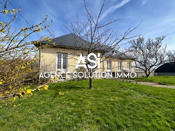 Maison 6 p 4 ch - 170 m2 - Villaines-La-Juhel - sous-sol-total et jardin - potentiel important