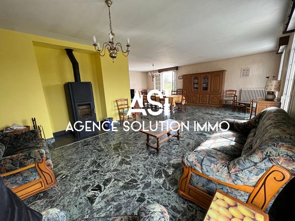 Maison 6 p 4 ch - 170 m2 - Villaines-La-Juhel - sous-sol-total et jardin - potentiel important