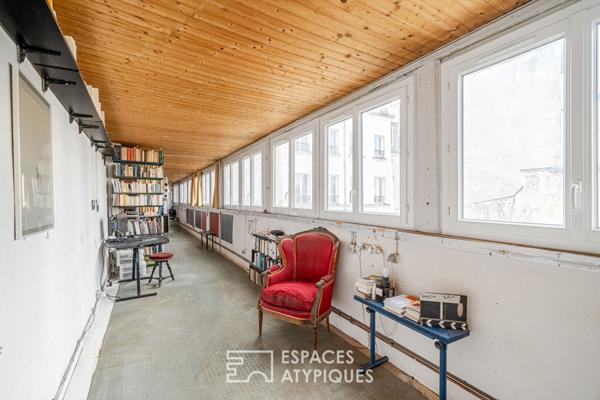 Local / atelier à réinventer dans ancienne corderie – Quartier Montorgueil