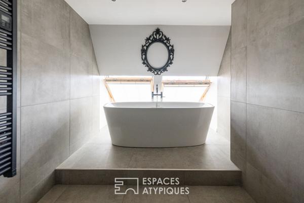 Loft dernier étage en hyper centre