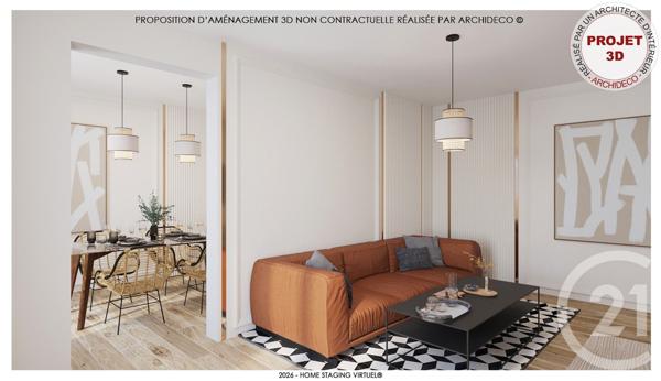 Appartement F4 à vendre  4 pièces - 79,80 m2 HERBLAY SUR SEINE - 95