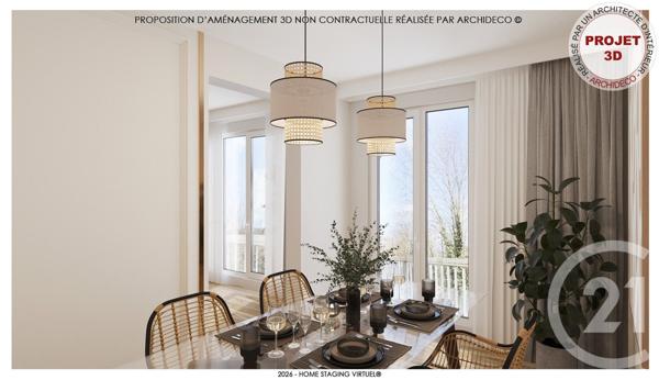 Appartement F4 à vendre  4 pièces - 79,80 m2 HERBLAY SUR SEINE - 95