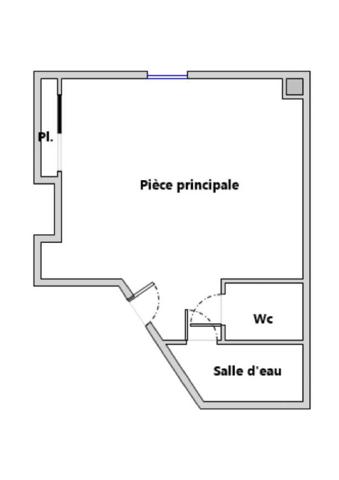 PARIS 18EME - MÉTRO - STUDIO LUMINEUX - MARCHÉ DE L'OLIVE 139 100 € **  - Référence  6845-SB