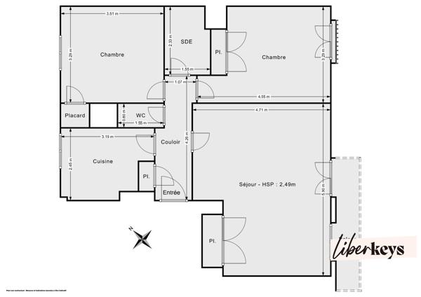 EXCLUSIVITÉ – T3 avec balcon et parking - 71m² - Quartier St Nicolas