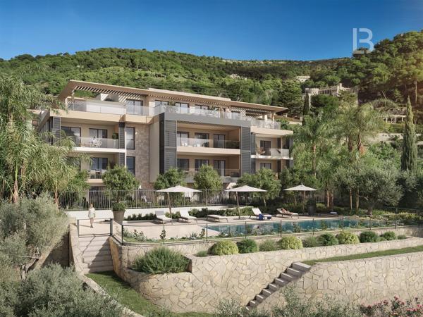 Eze, 3 pièces avec Terrasse/Jardin et Piscine