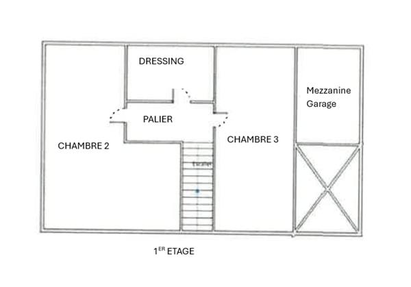 Maison contemporaine de 2015 avec vie de plain pied, proche bourg et école à pied