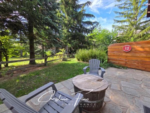 SERRE CHEVALIER LE MONETIER LES BAINS T2+CM en rez de jardin