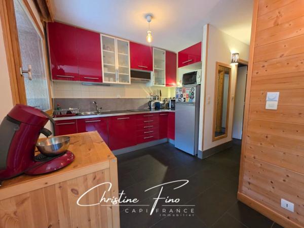SERRE CHEVALIER LE MONETIER LES BAINS T2+CM en rez de jardin