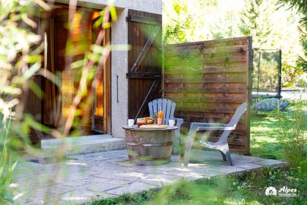 SERRE CHEVALIER LE MONETIER LES BAINS T2+CM en rez de jardin
