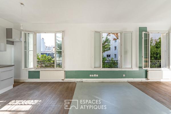 Appartement deux pièces avec terrasse commune proche Mairie d’Issy