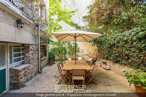 Appartement deux pièces avec terrasse commune proche Mairie d’Issy