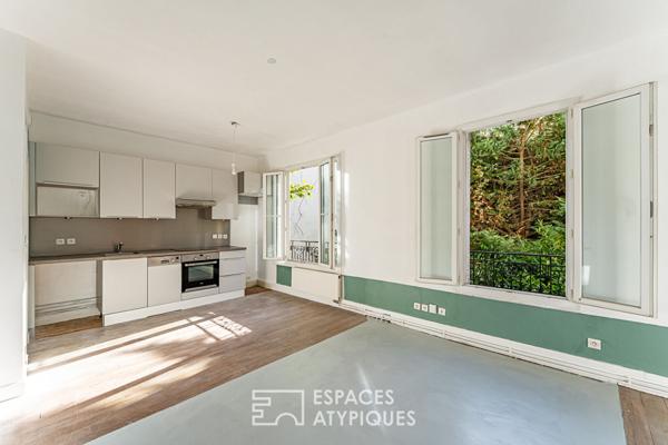 Appartement deux pièces avec terrasse commune proche Mairie d’Issy