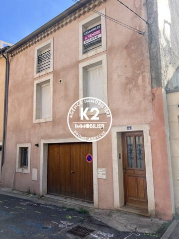 MAISON DE VILLE 77 m² - 3 CHAMBRES - GARAGE 35 m² - SANS TRAVAUX