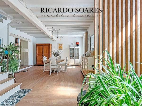 ESTREES-SAINT-DENIS 60190 - MAISON DE CHARME / 245m2 au sol / 5 CHAMBRES / ATELIER / GARAGE / JARDIN