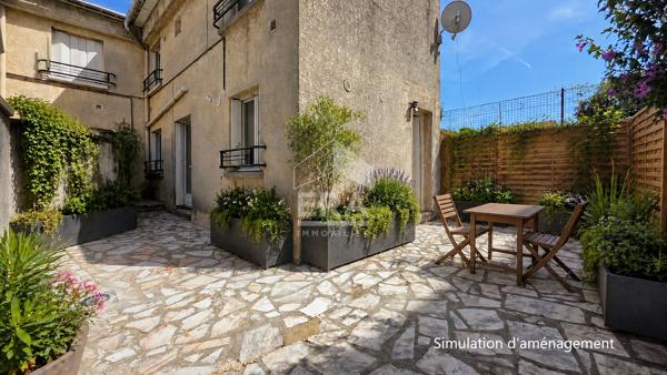 Montreuil Boissière, maison de 61m²  3 pièces avec terrasse