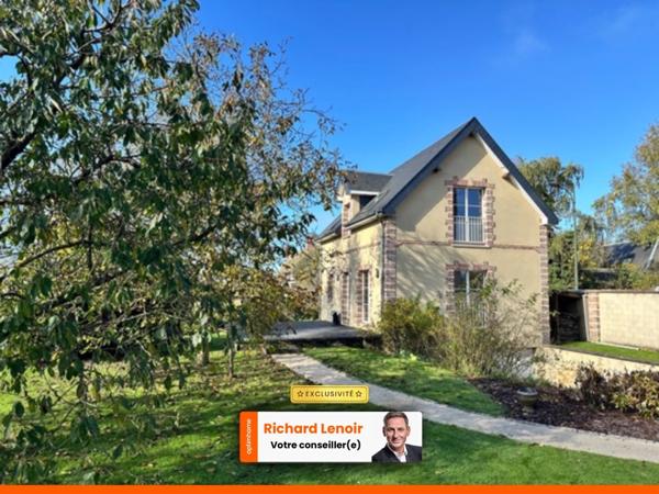 Magnifique propriété comprenant une Maison de maître et une maison d’amis sur 288 m2 en plein coeur de la Normandie et à 50 minutes des plages !