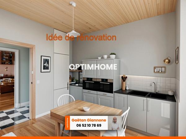 A vendre Maison en pierre , 70 m², 3 chambres, à Neuvic (19), 900 m² de jardin