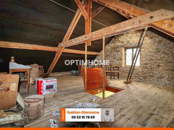 A vendre Maison en pierre , 70 m², 3 chambres, à Neuvic (19), 900 m² de jardin