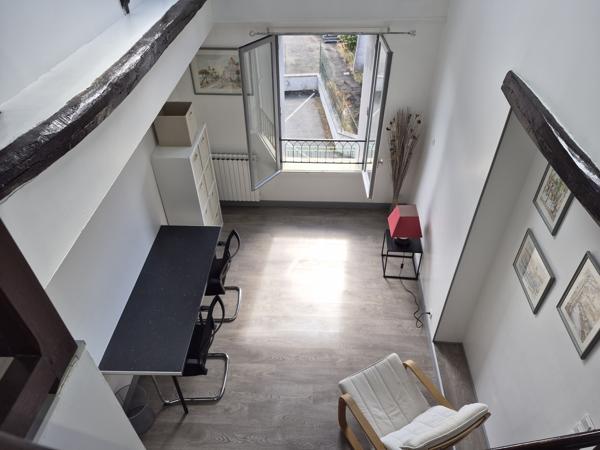 Colocation triplex T5 à louer – Terrasse et vue sur la Vienne