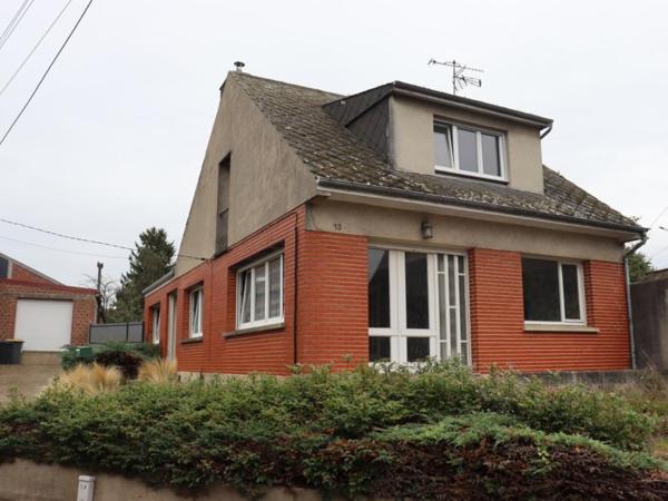 Maison individuelle - Cambrai - Réf.:2935 SEMI PLAIN PIED INDIVIDUEL + ATELIER AXE CAMBRAI-SAINT QUENTIN